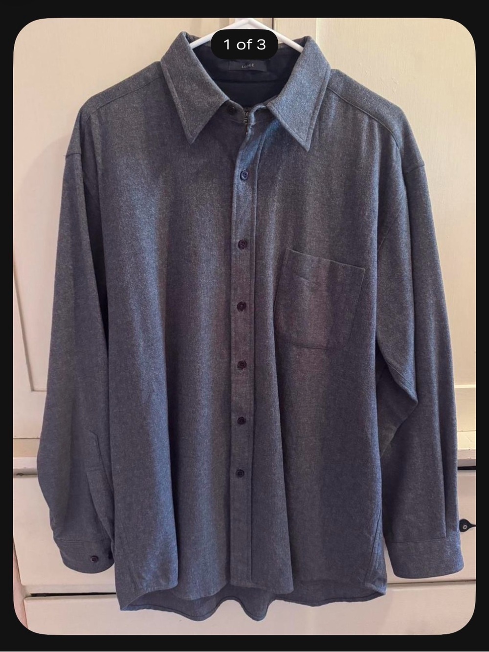 Pendleton Men's Charcoal Gray Casual Button-Down Shirt